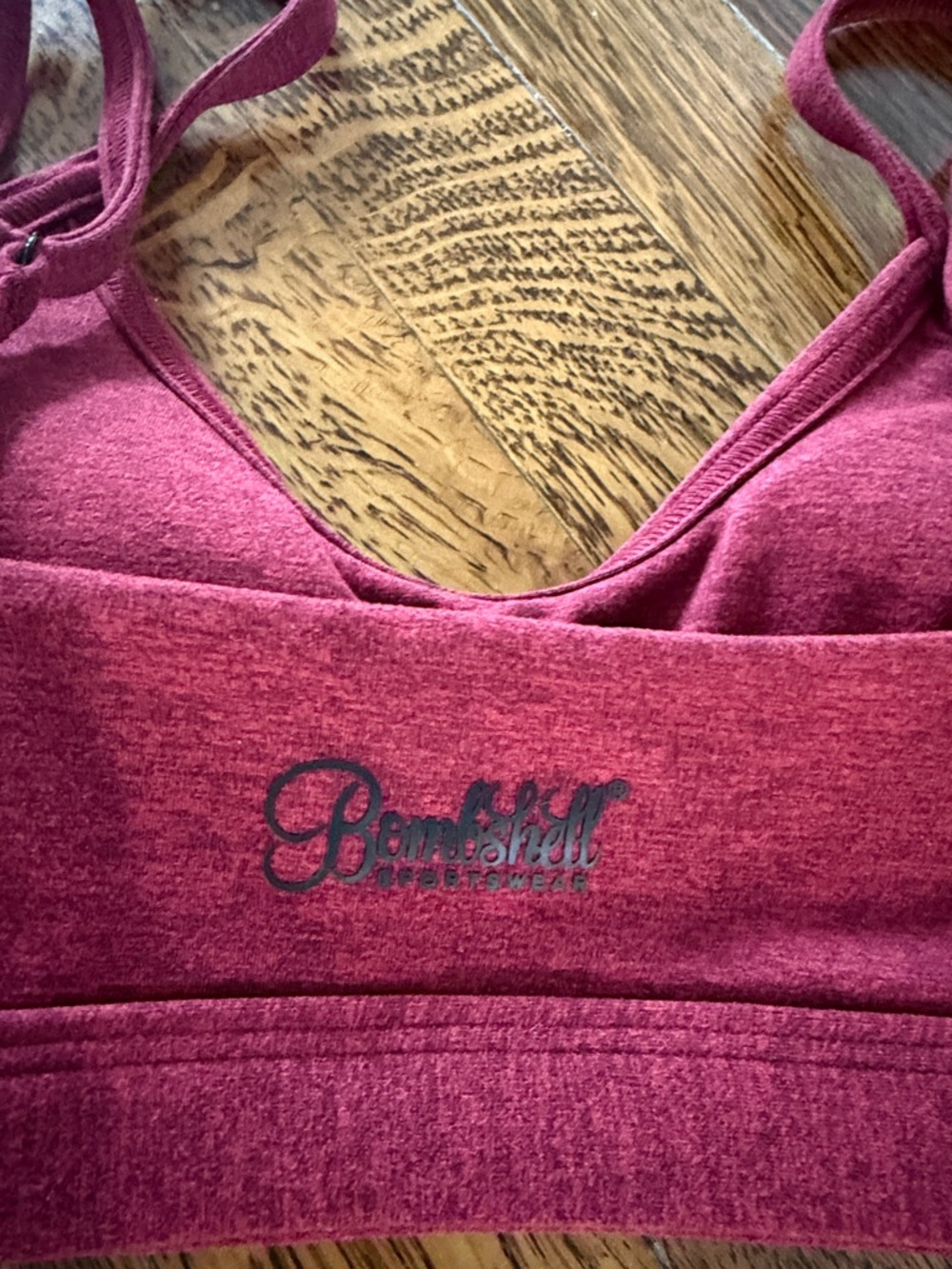 Bombshell Wine Color Bra – Adjustable Straps - Picture 3 of 4